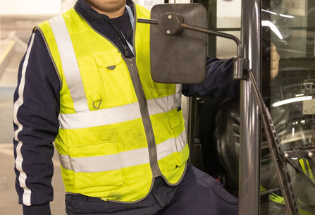 British Airways apprentice posing