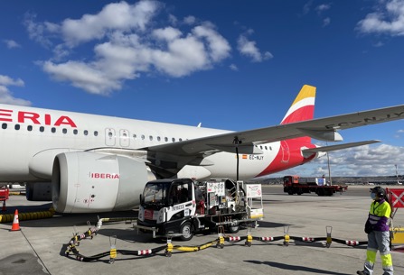 Iberia plane on tarmac