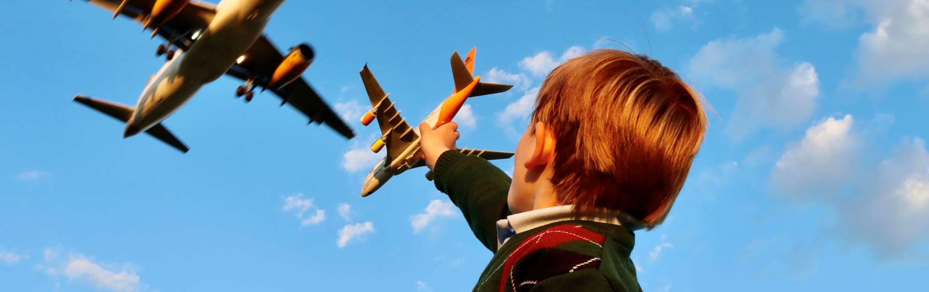 Kid And Plane