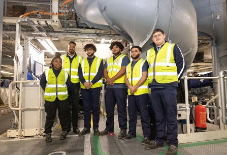 British Airways baggage handling apprentices