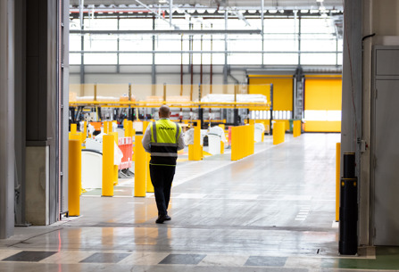 IAG Cargo worker in warehouse