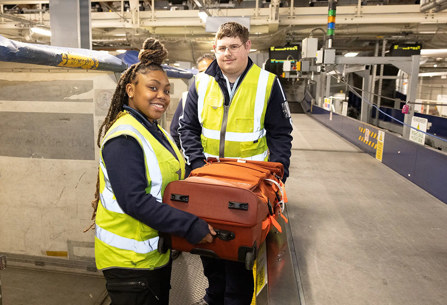British Airways baggae handling apprentices