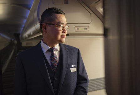 British Airways Cabin Crew on flight
