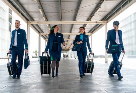 LEVEL cabin crew in airport