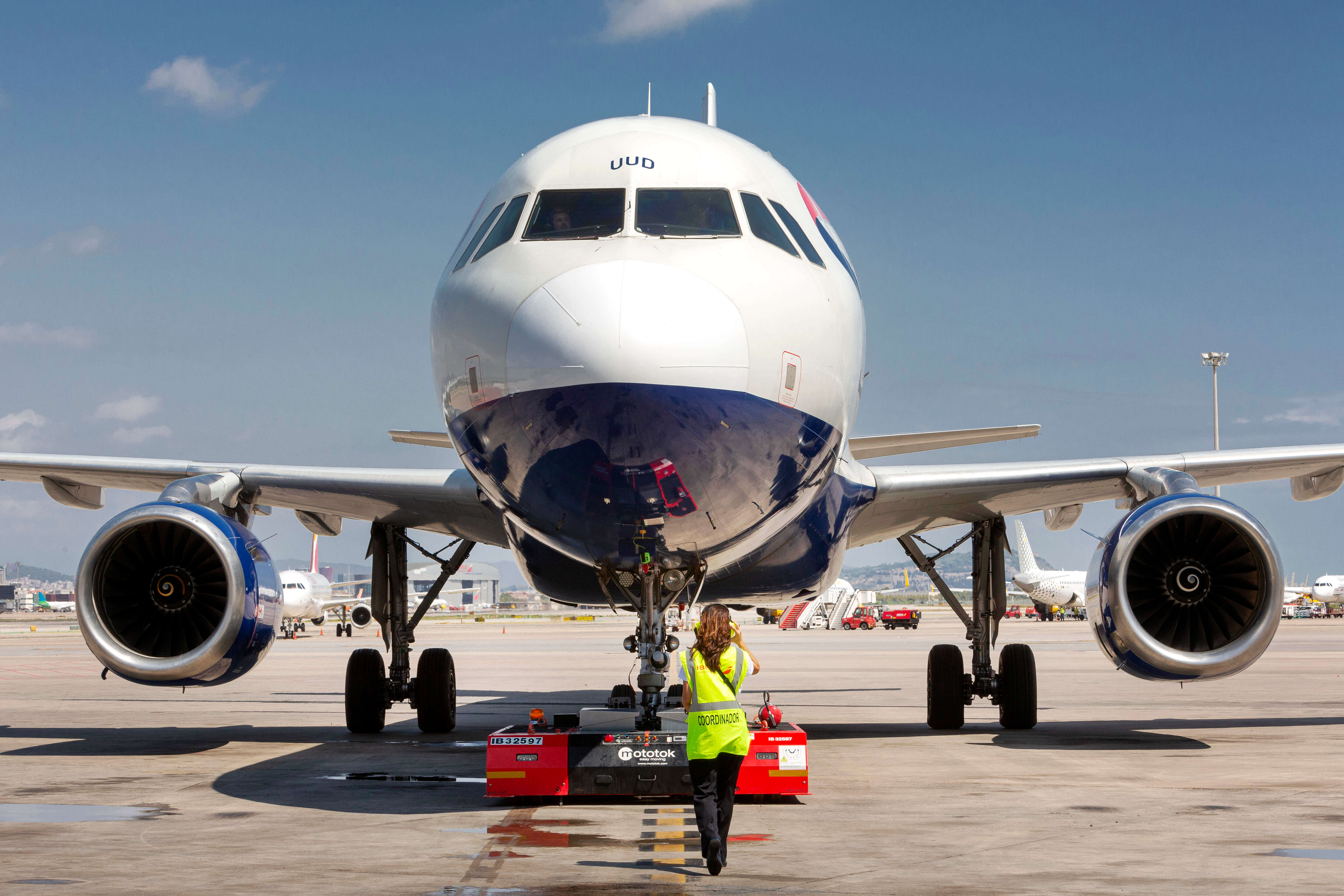 Woman And Plane